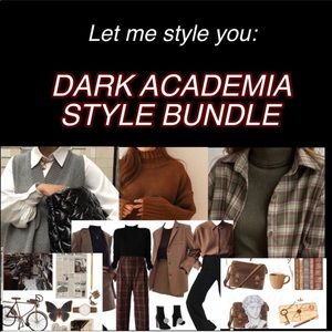 Dark academia style bundle